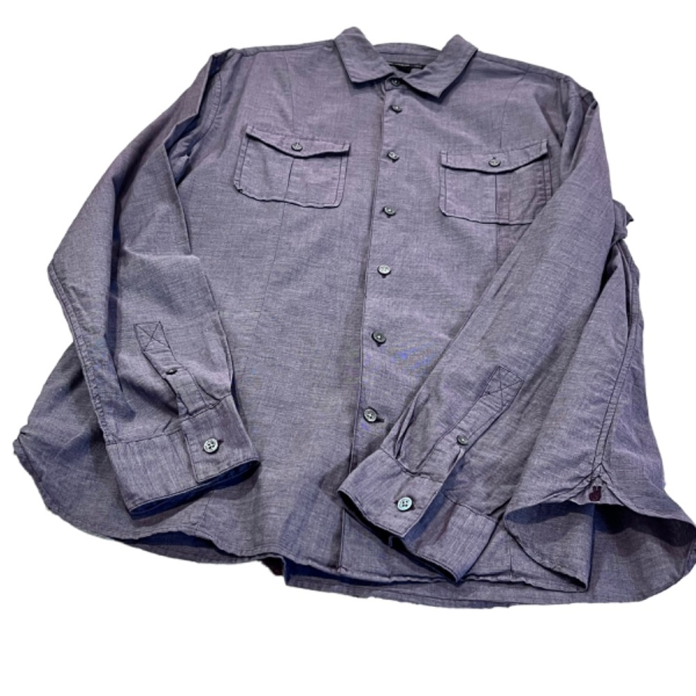 John Varvatos USA Peace Sign Western Marshall Shirt - Picture 4 of 13